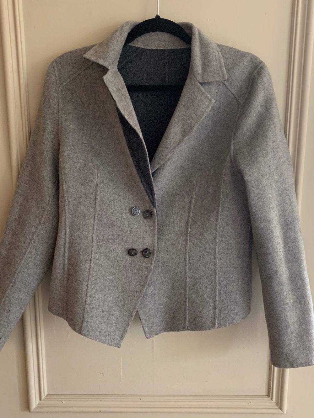 Reversible Boiled Wool Jacket Sweater (M-L) - Picture 2 of 13